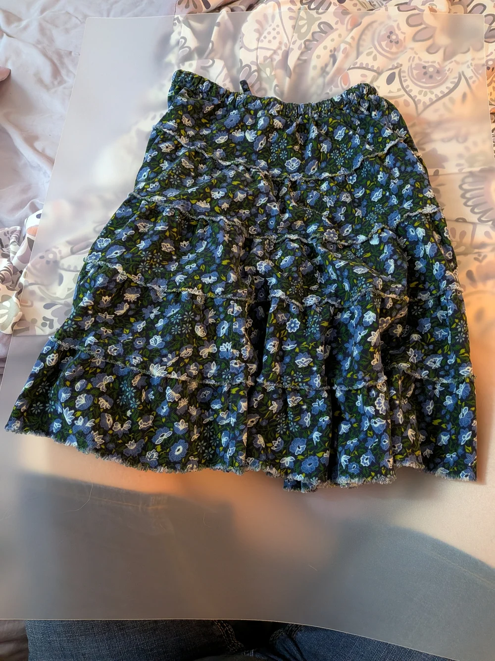 L.L. Bean tiered ruffle